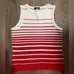 Vintage Sleeveless Striped Sweater, Women’s Medium 10/12
